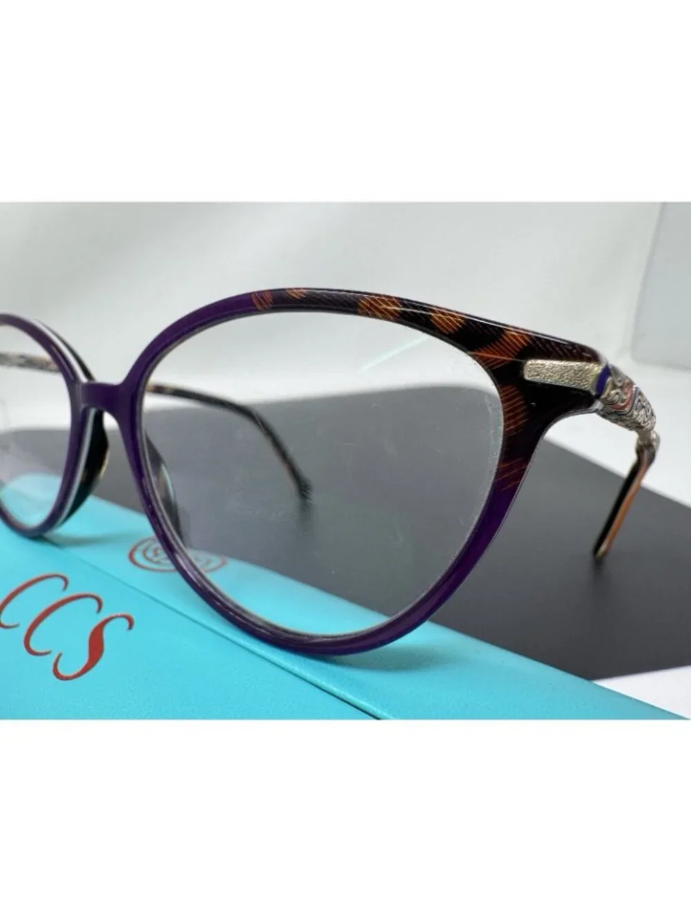 Coco Song Everybody Rock CV264 C3 Eyeglasses Women's Purple/Havana Full Rim 52mm